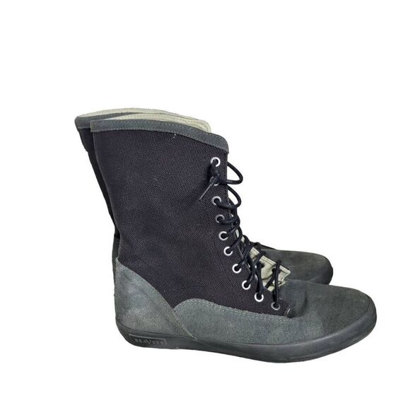 Seavees Boots Combat Boot Black Gray Women's Size 10 - Picture 3 of 8